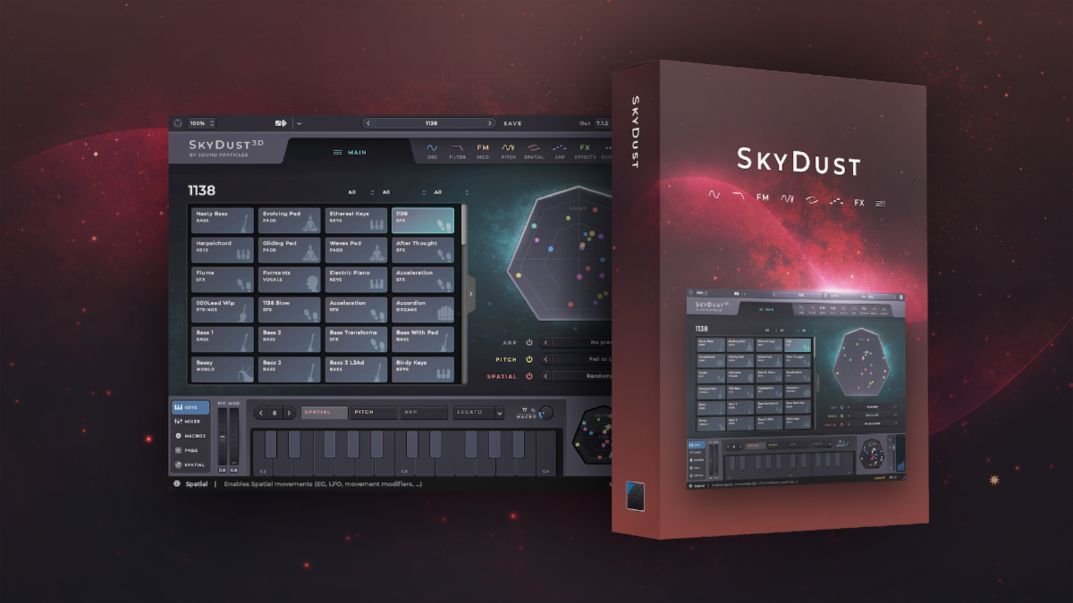 SkyDust is the first 3D synthesizer