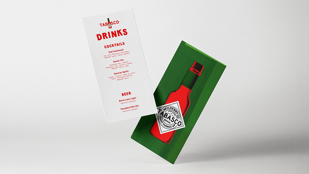 New Tabasco sauce branding