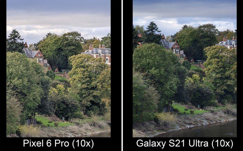 Pixel 6 Pro Vs Galaxy S21 Ultra Zoom 10x
