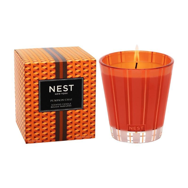NEST Pumpkin Chai Scented Candle is one of the best candles on Amazon for its pumpkin scent.
