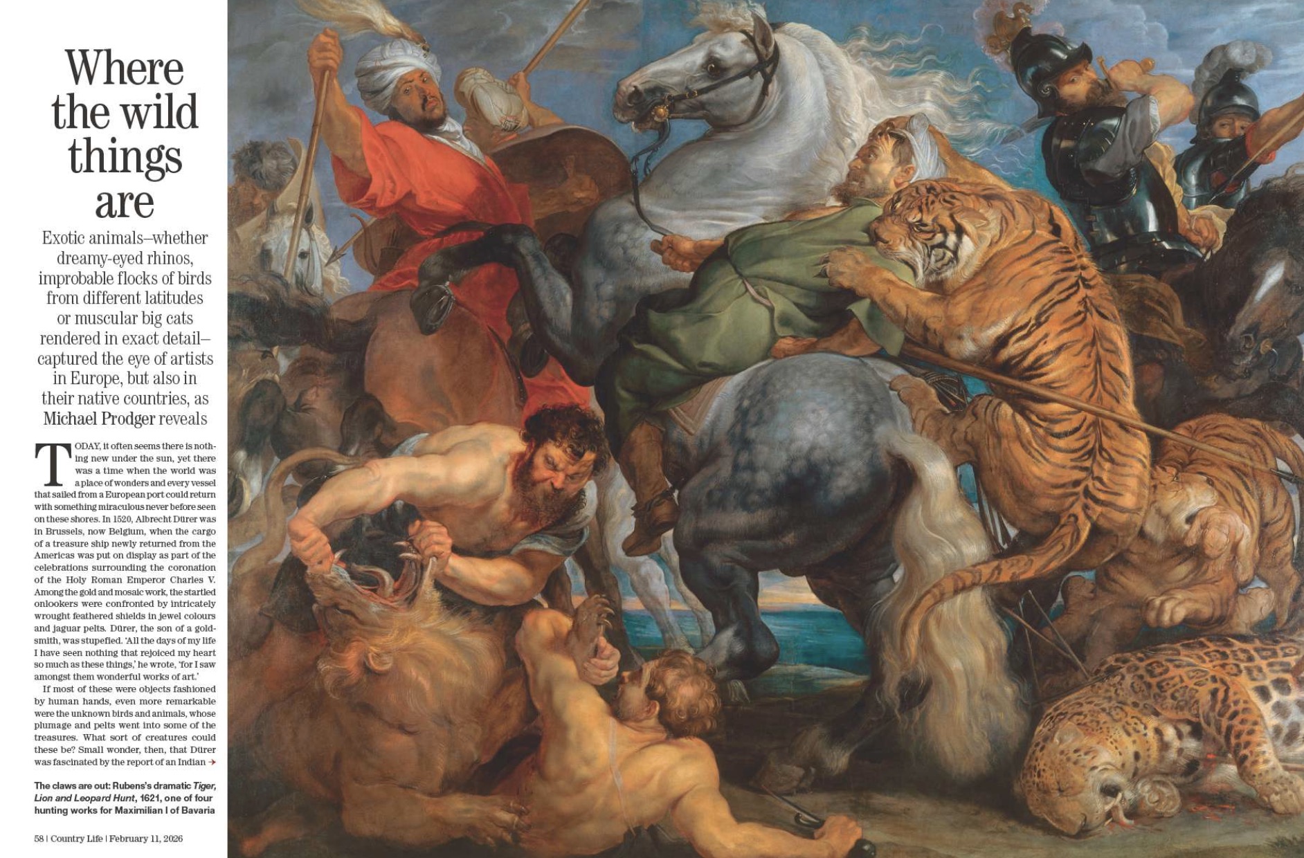 Spread from Country Life February 11, 2026