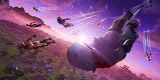 Players dive onto battlefield Fortnite