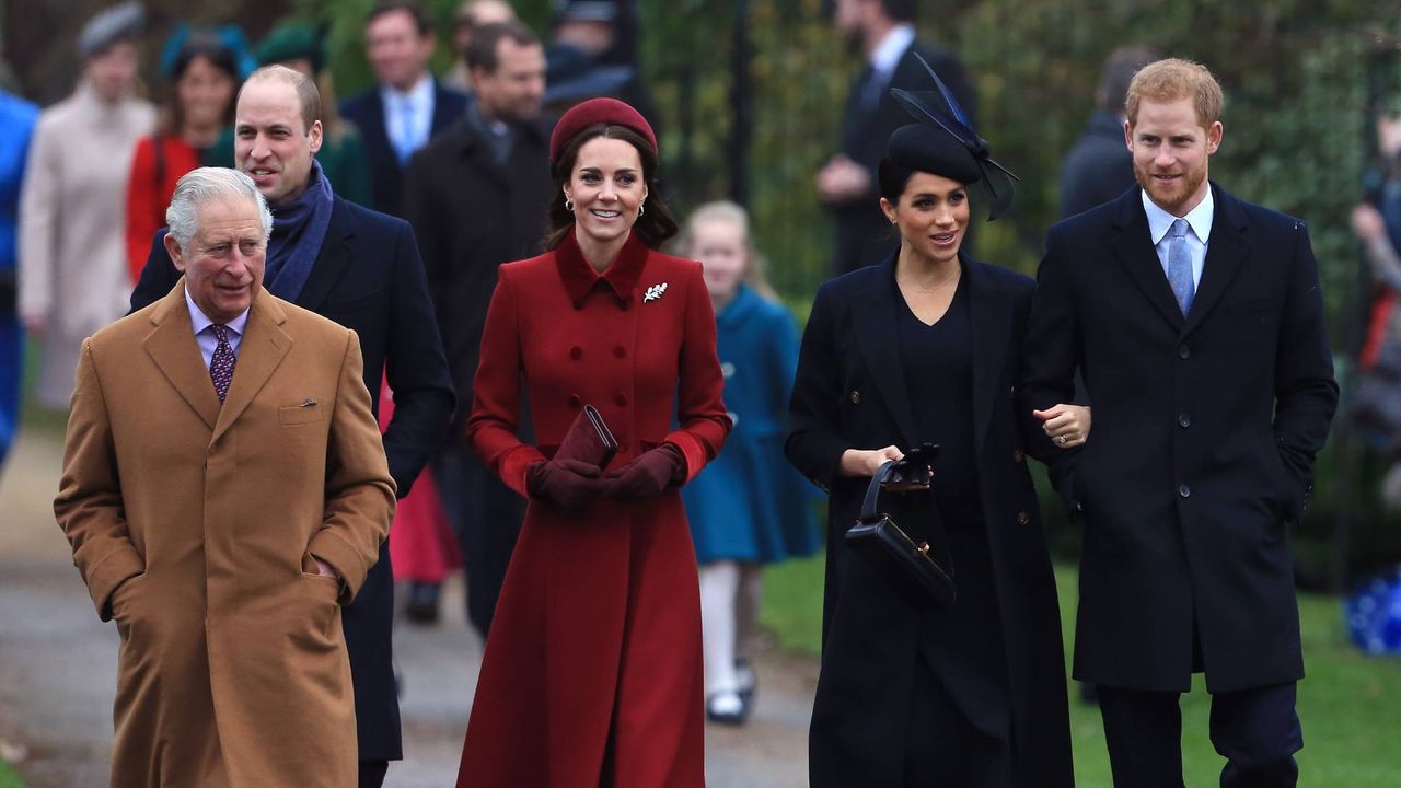 Prince William, Kate Middleton, Meghan Markle, Prince Harry, King Charles III