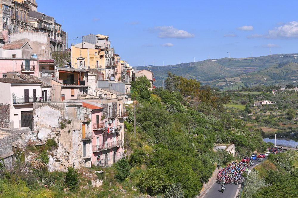 Scenery along the route of stage 4 at the Giro d'Italia