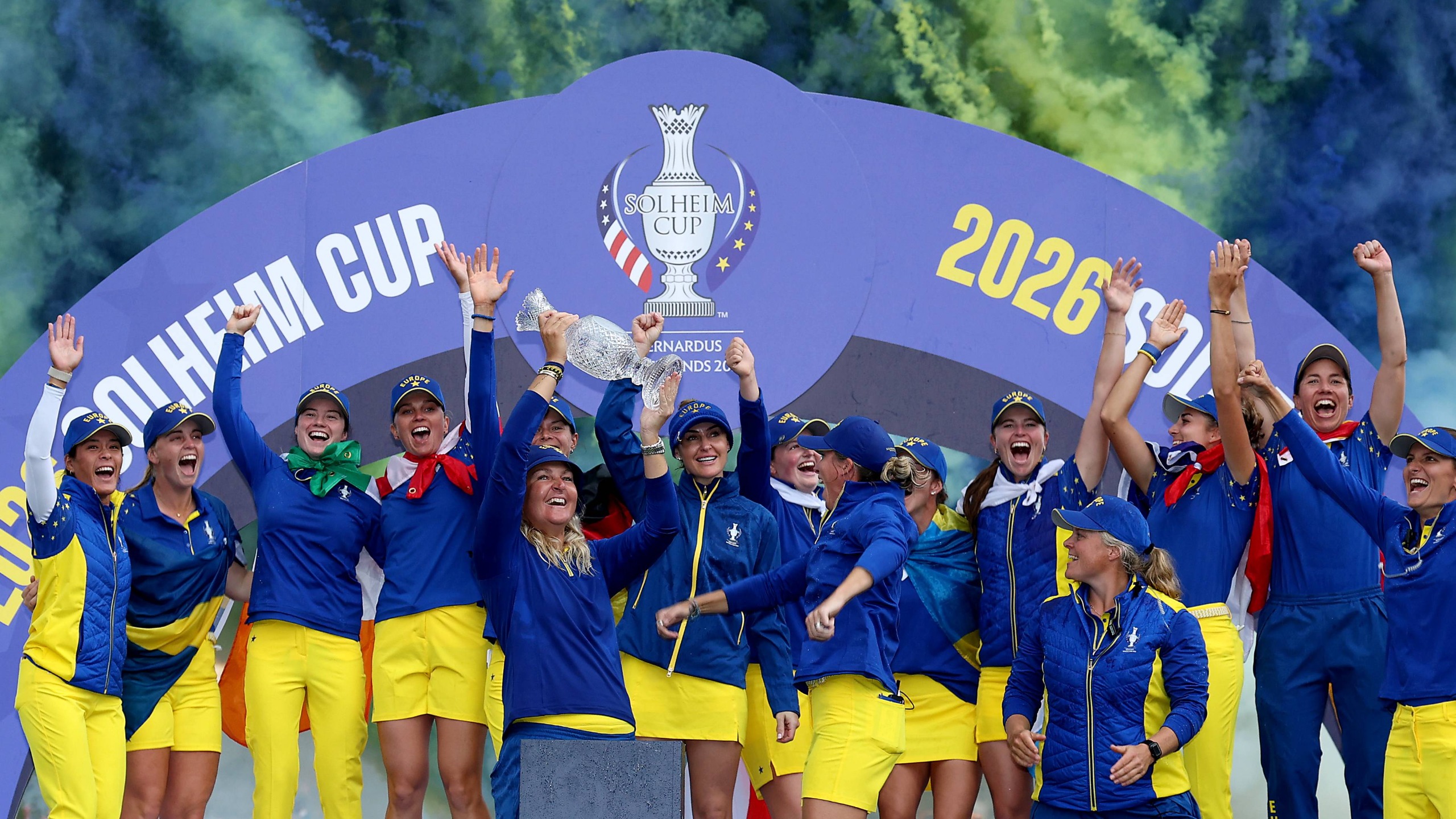 Solheim Cup 2026, Team Europe Celebrate