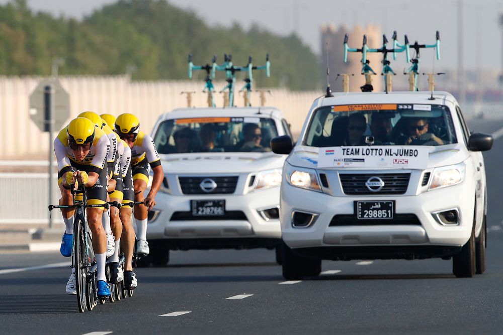 LottoNL-Jumbo finished fifth in the Worlds TTT