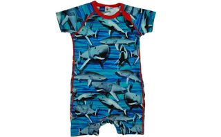 shark romper, baby clothes