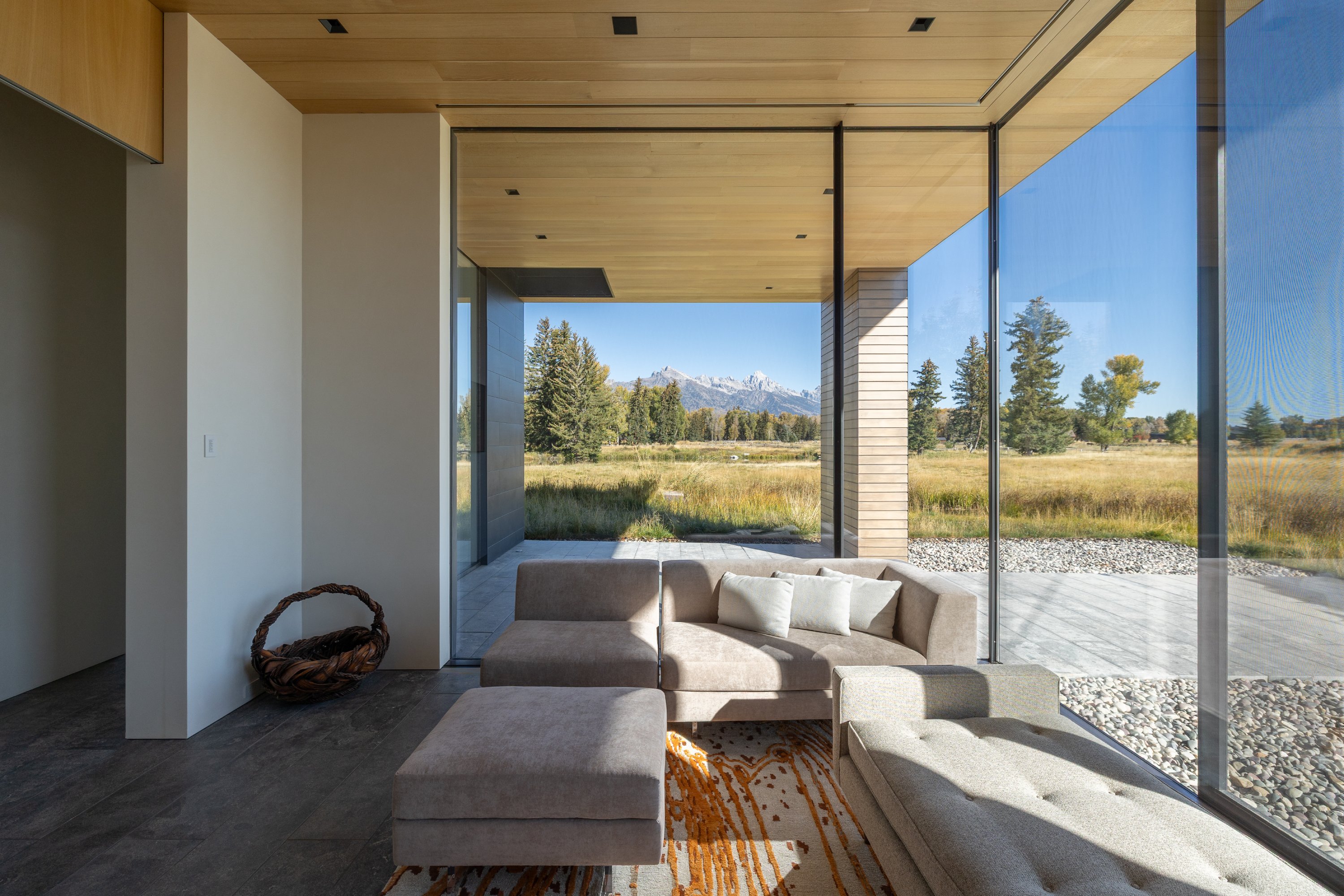 Interior views of the Wapiti Retreat