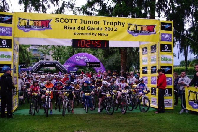 The kids' race at the Bike Festival Garda