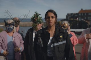 The Red King stars Anjli Mohindra as cop Grace sent to a mystery island.