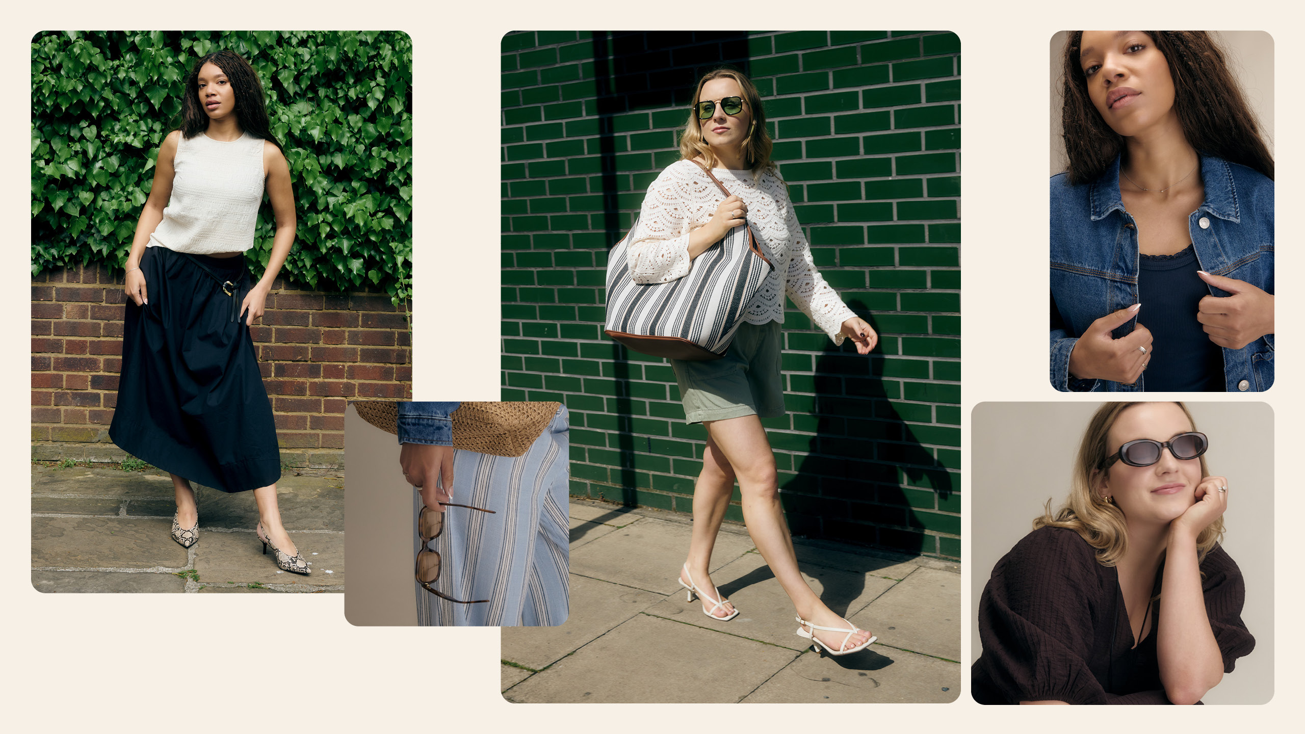 Rebecca and Imani-Nia wear Matalan