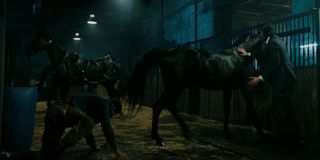 John Wick: Chapter 3 – Parabellum horse stable