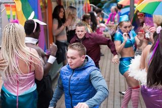 Drama at Hollyoaks Pride