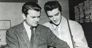 Sam Phillips and Elvis Presley