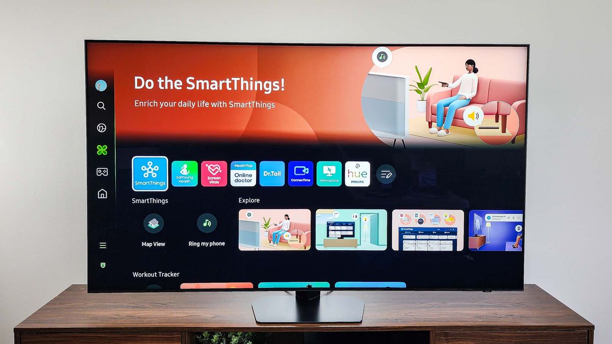 Samsung QN90D Neo QLED TV in living room