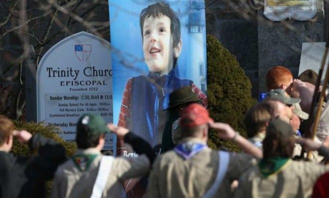 A Sandy Hook funeral