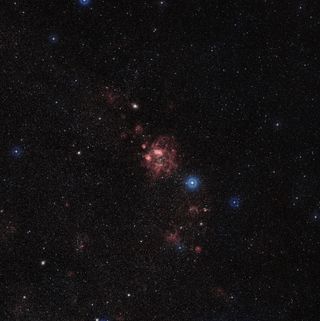 Overview of Large Magellanic Cloud (Ground-Based Image)
