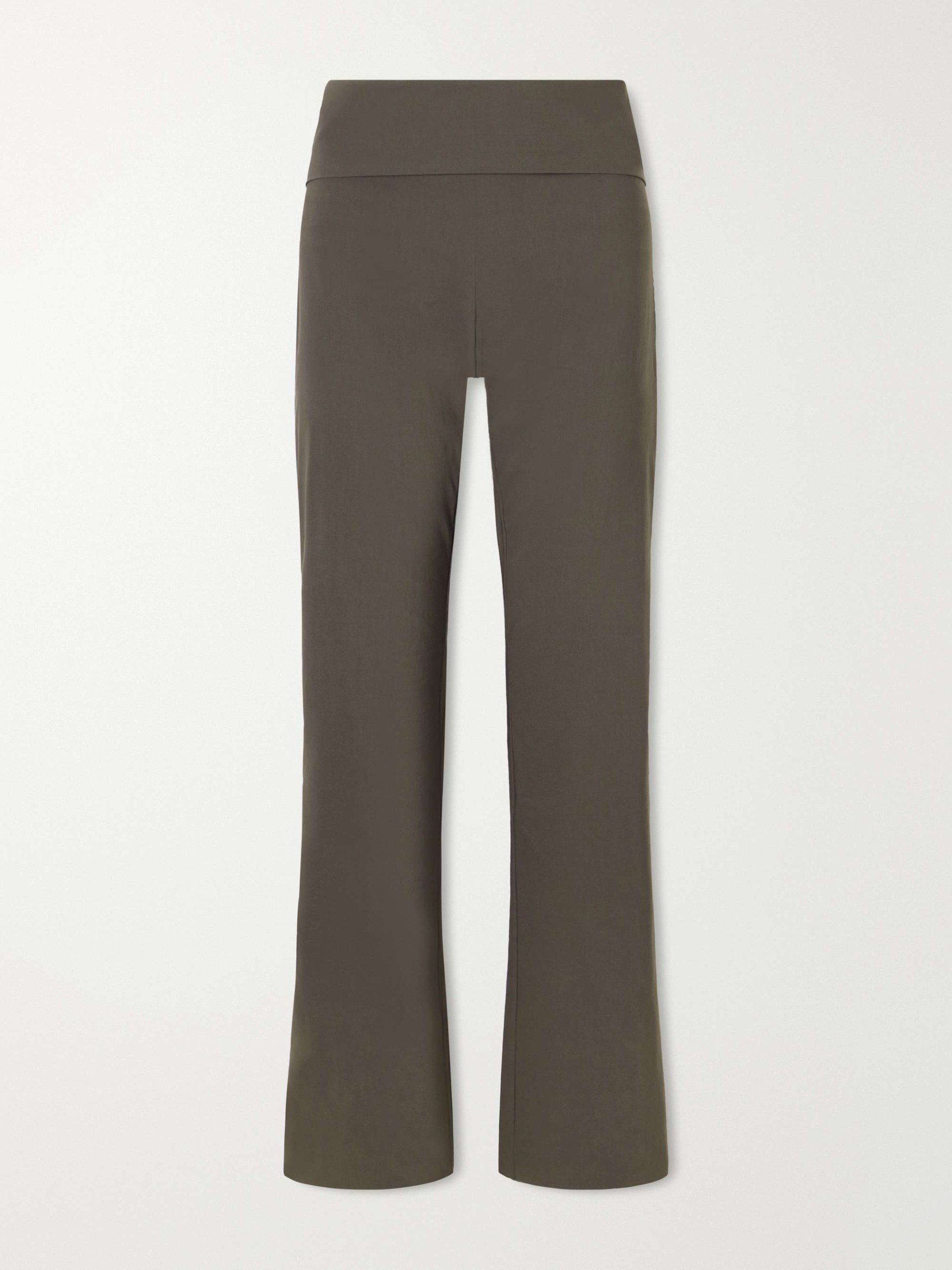 Studio Twill Straight-Leg Pants