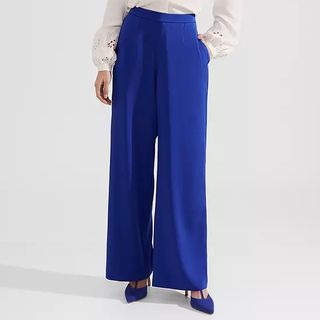 Hobbs Guiliana Wide-Leg Trousers