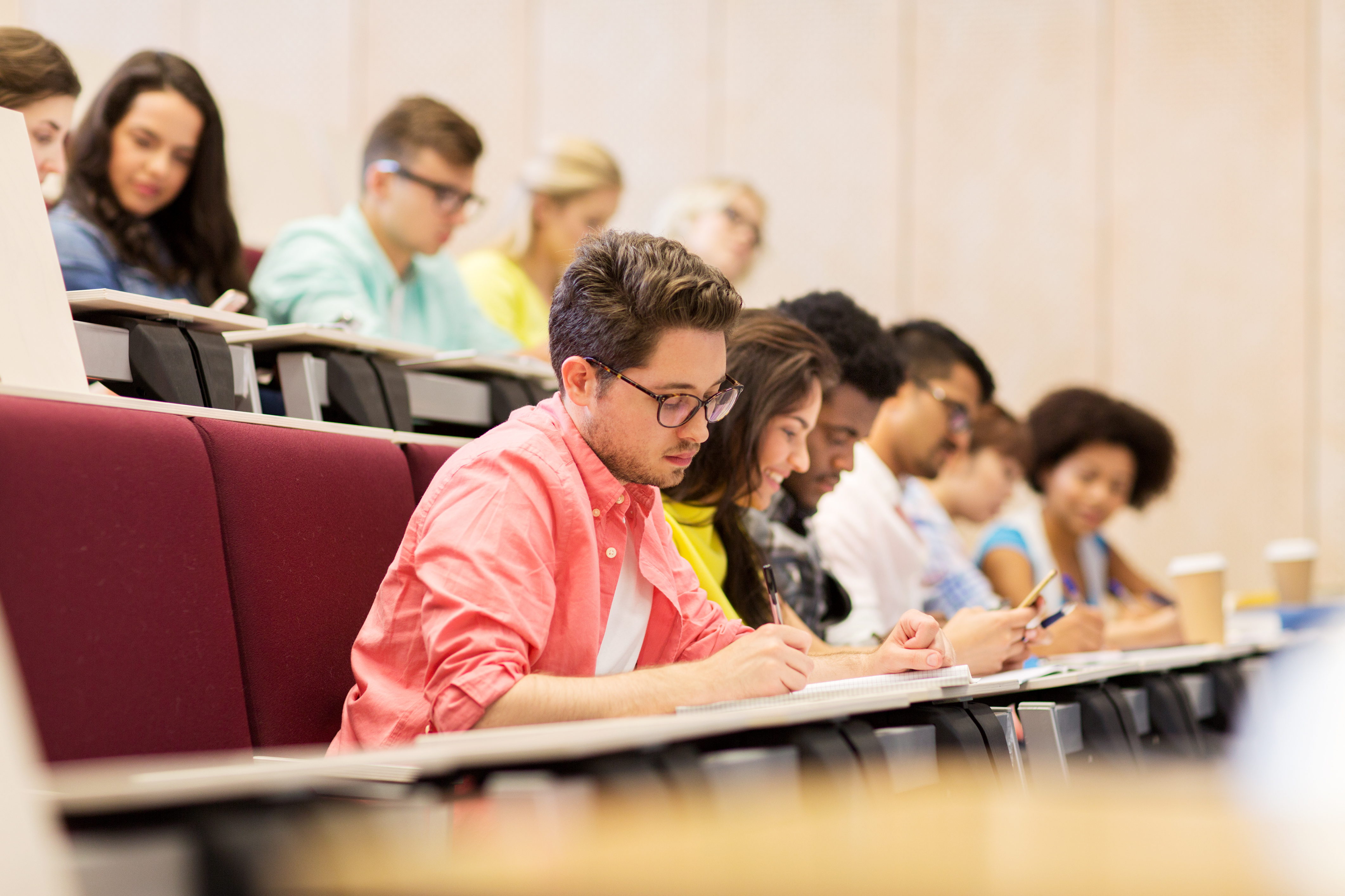 Man in lecture