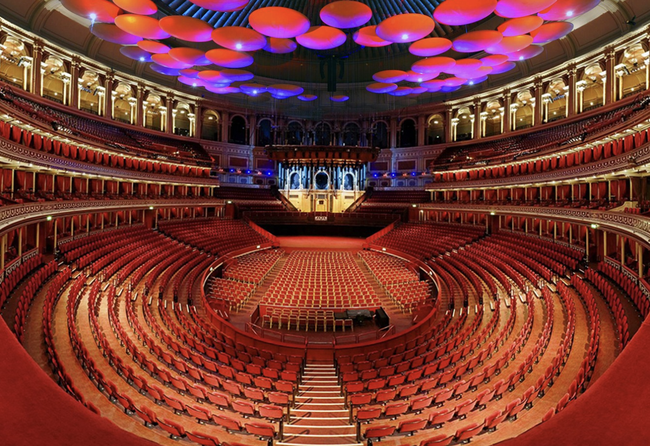 an image of the interior of the Royal Albert Hall