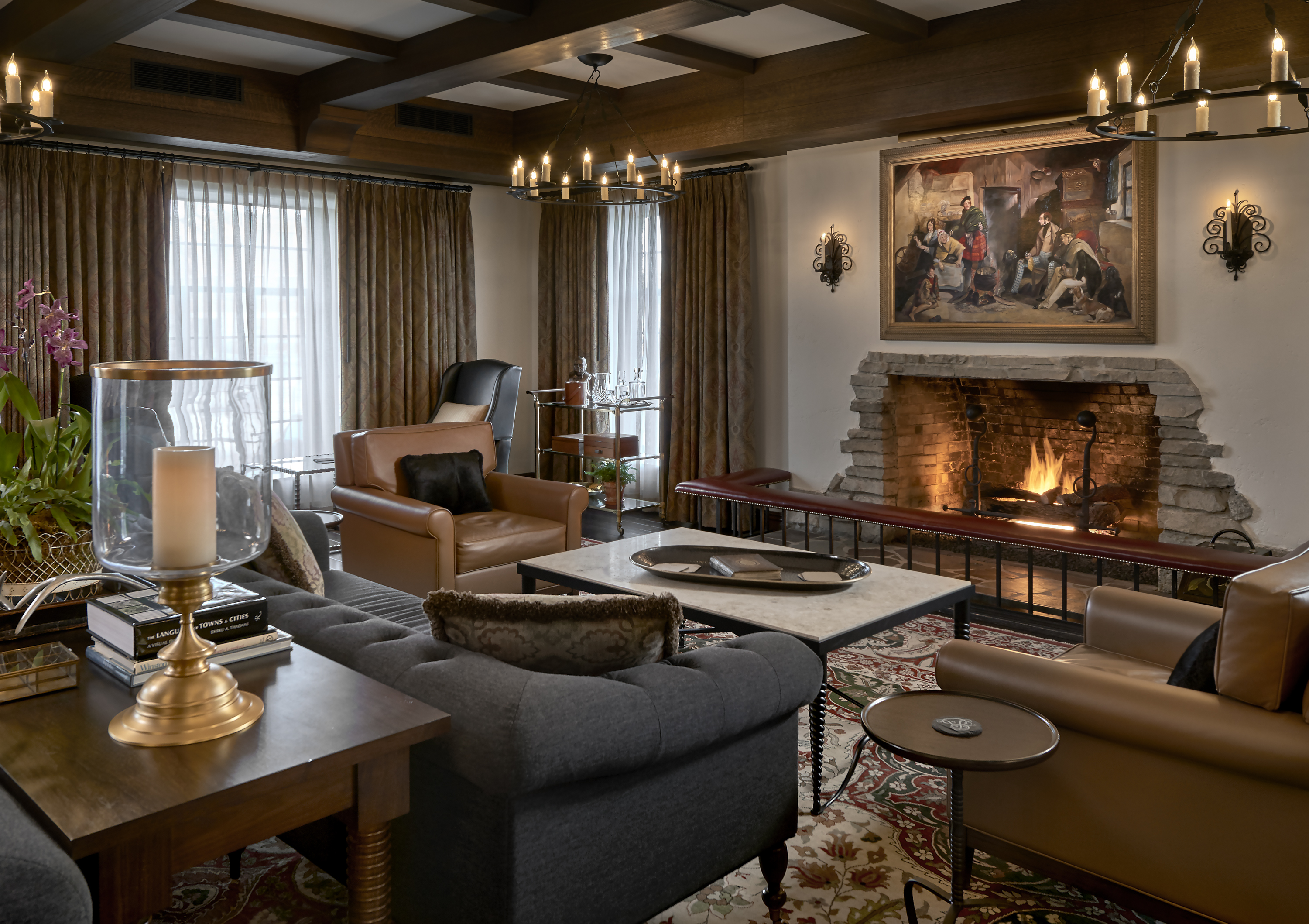 The Hearth Room at Deer Path Inn