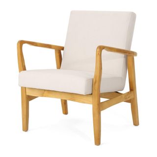 Christopher Knight Home Mid Century Modern Chair against a white background.