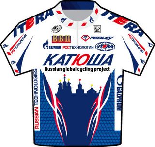Katusha Tour de France 2009 team jersey