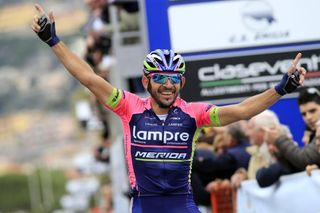 Jose Serpa (Lampre-Merida) takes the win