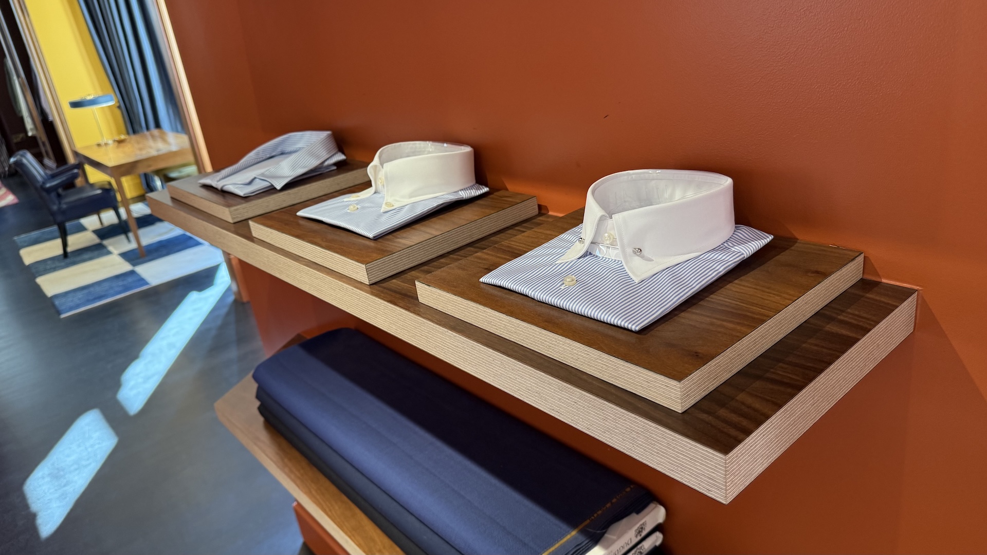 A selection of items from the Richard James A/W 25 collection