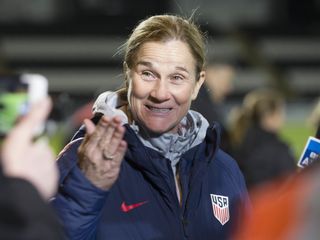 Former USA manager Jill Ellis has been linked with the England job (Jeff Holmes/PA).