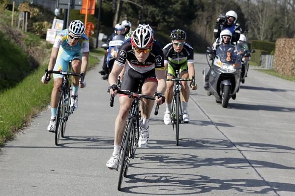 Ben Hermans (RadioShack-Nissan) attacks the breakaway