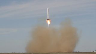 On March 7, 2013, SpaceX’s Grasshopper doubled its highest leap to date to rise 24 stories or 262.8 feet (80.1 meters), hovering for approximately 34 seconds and landing safely using closed loop thrust vector and throttle control.