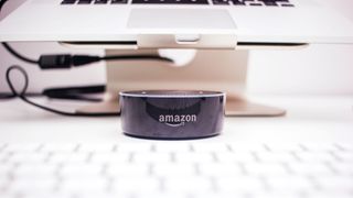 Photo of Amazon echo dot with Alexa by Piotr Cichosz on Unsplash