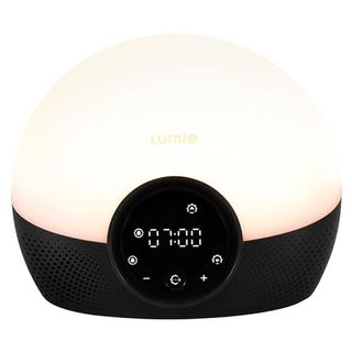 Lumie Bodyclock Glow 150 - Wake-Up Light Alarm Clock With 10 Sounds and Sleep Sunset, White