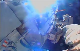 Expedition 38 Spacewalk to Install HD Cameras