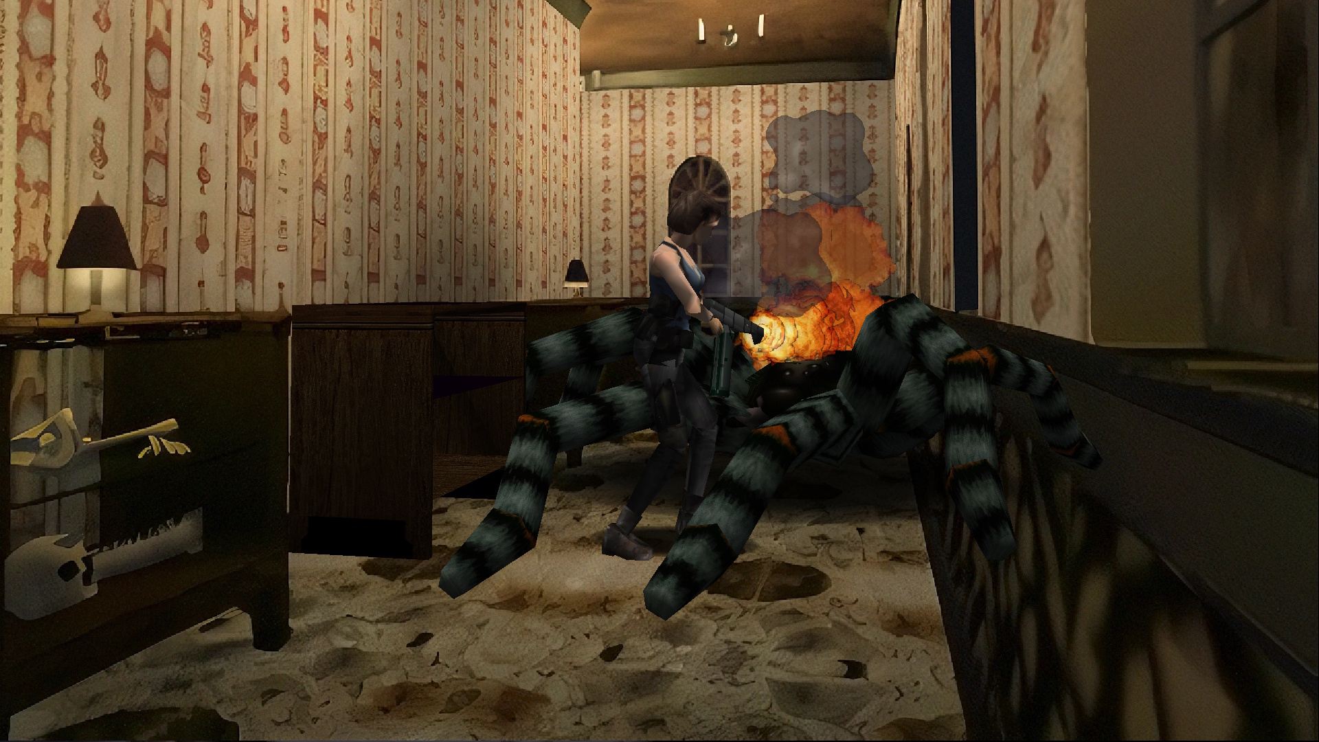 Classic Resident Evil mutates into a comedy fever-dream through the power of BioRand 4 Resident Evil, randomized