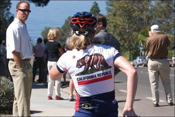 Which state did the Tour of Hope start in? The jersey says it all!
