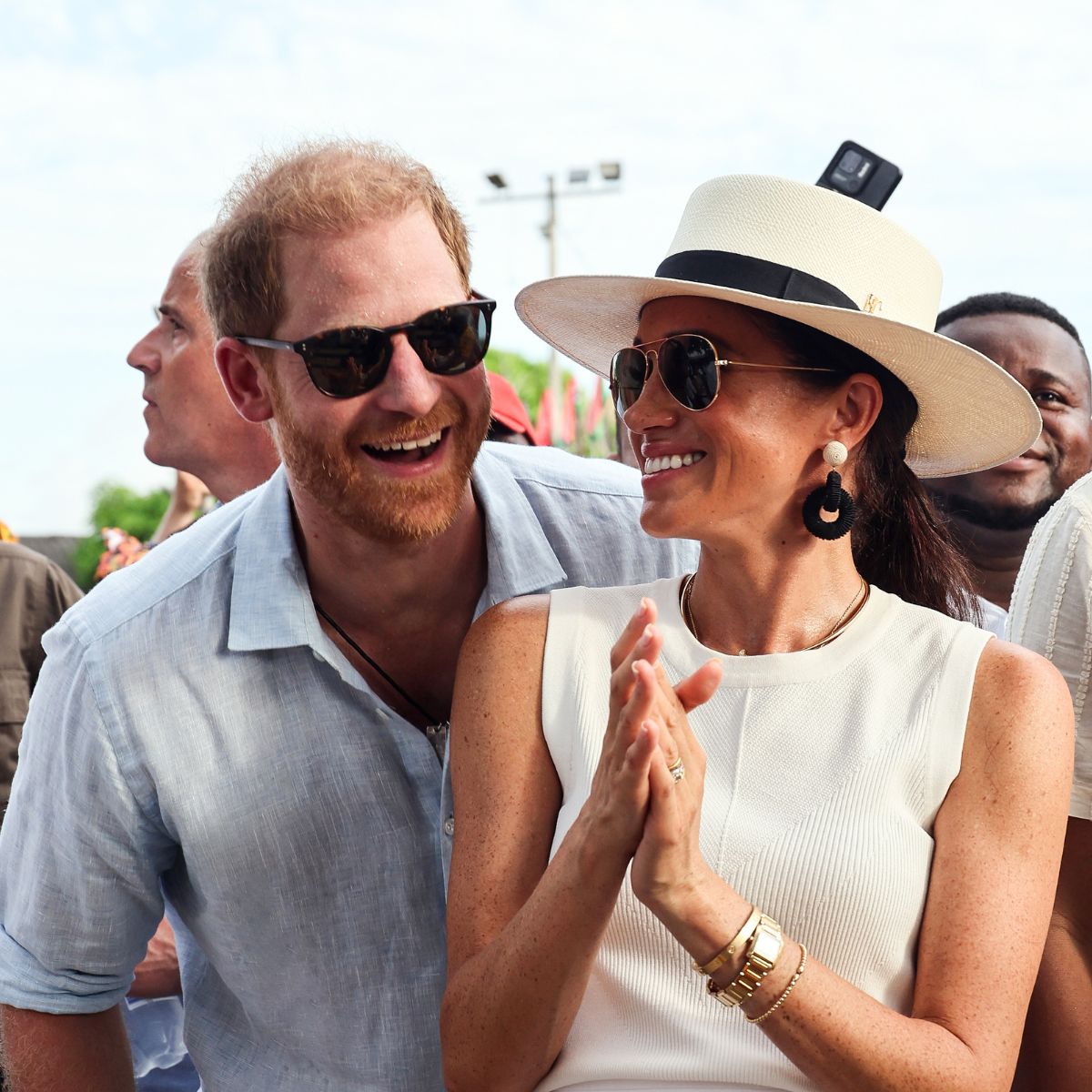 The Duke and Duchess of Sussex on tour in Colombia