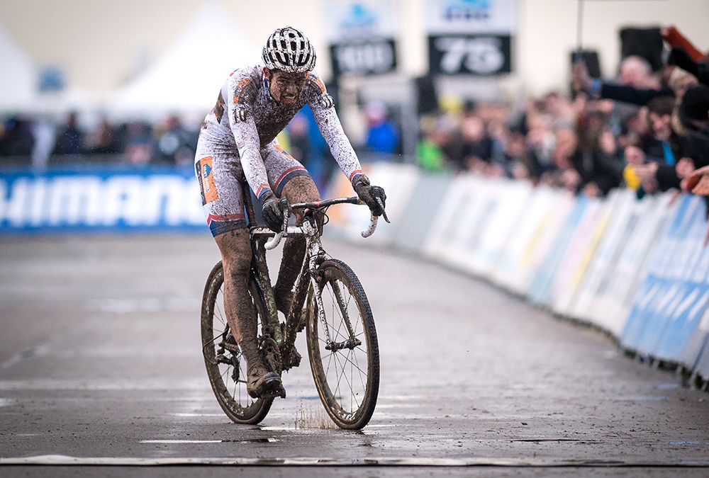 Wout Van Aert has to settle for second