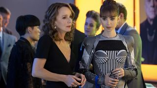 Emily in Paris. (L to R) Philippine Leroy-Beaulieu as Sylvie Grateau, Lily Collins as Emily in episode 308 of Emily in Paris