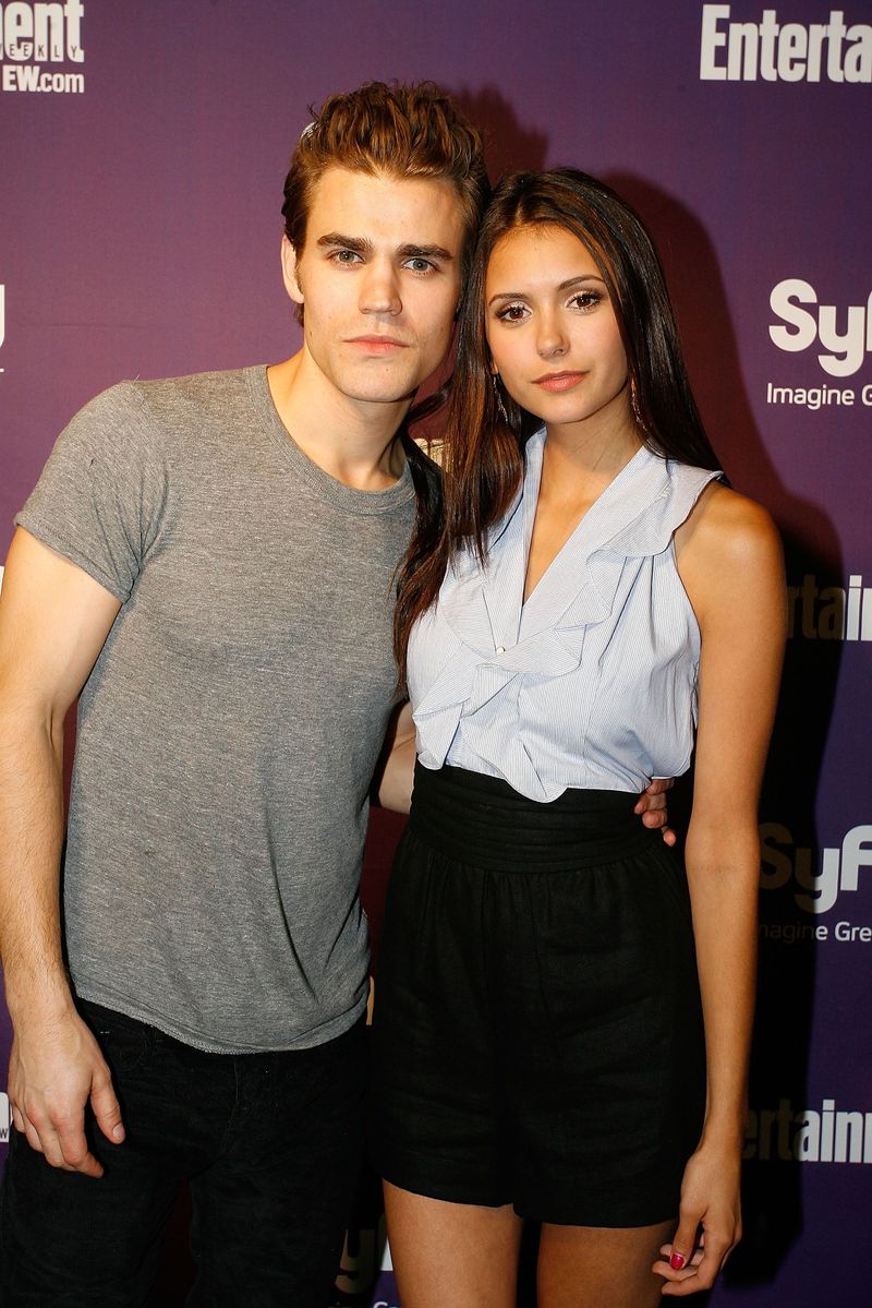 Nina Dobrev and Paul Wesley