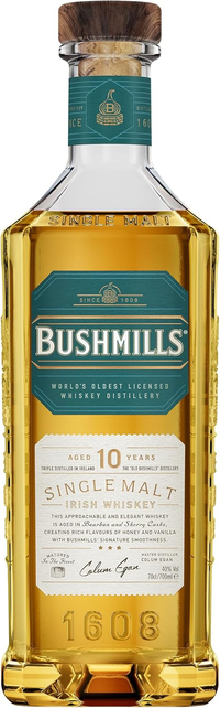 Bushmills 10 Year Old Single Malt Irish Whiskey