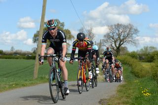 Mark McNally heads the race into the sectors at the CiCLE Classic 2015