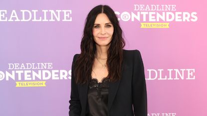 Courteney Cox on the red carpet at an awards event