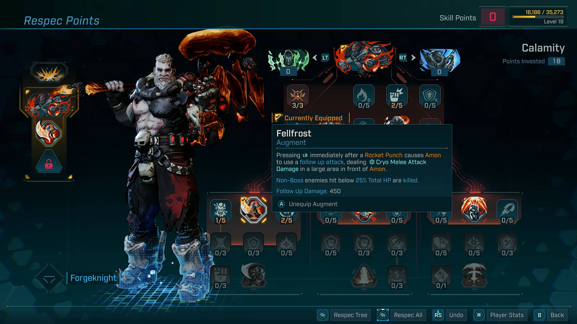 Borderlands 4 Amon Forgeknight build calamity skill tree