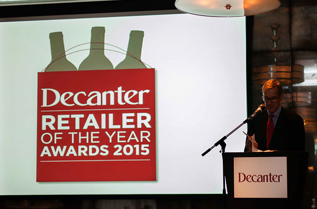 Decanter Retailer Awards 2015