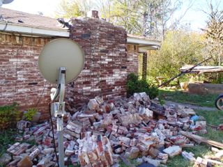 Oklahoma earthquake damage