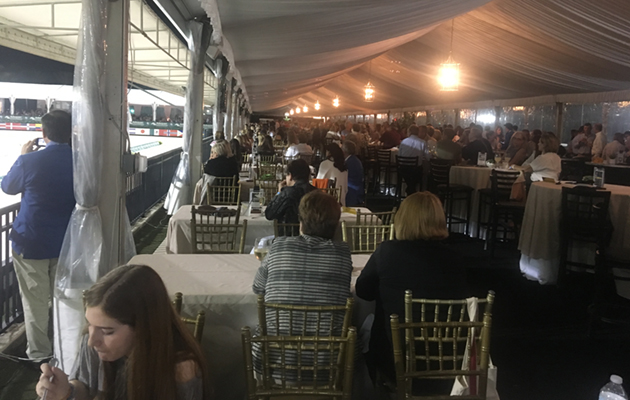 The VIP area at the Adequan Global Dressage Arena