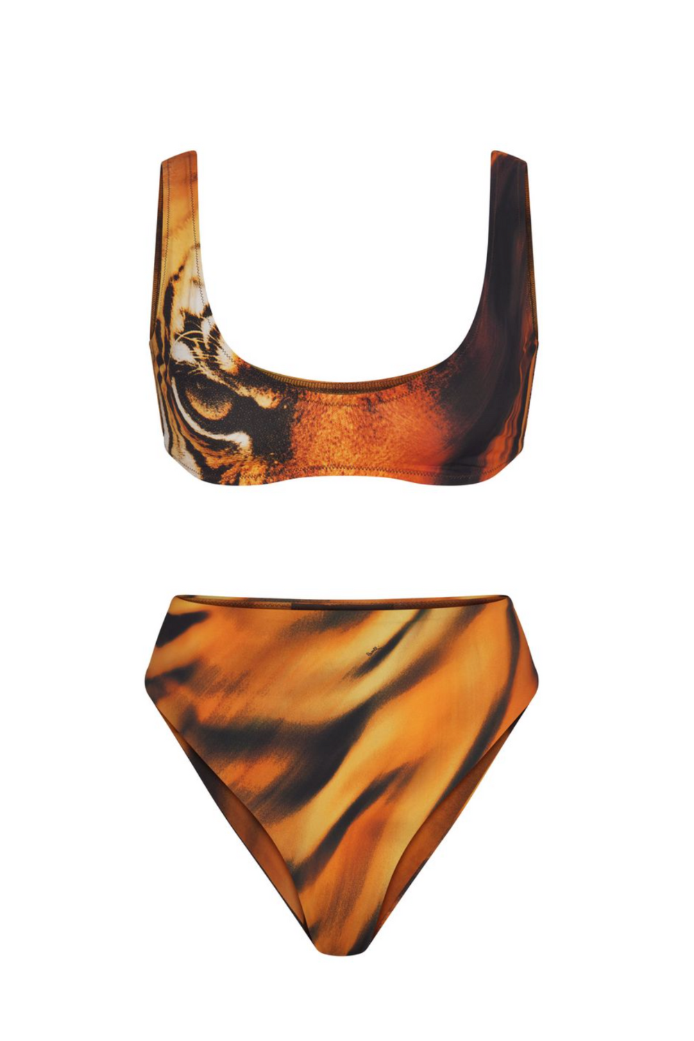 Skims x Roberto Cavalli tiger print bikini